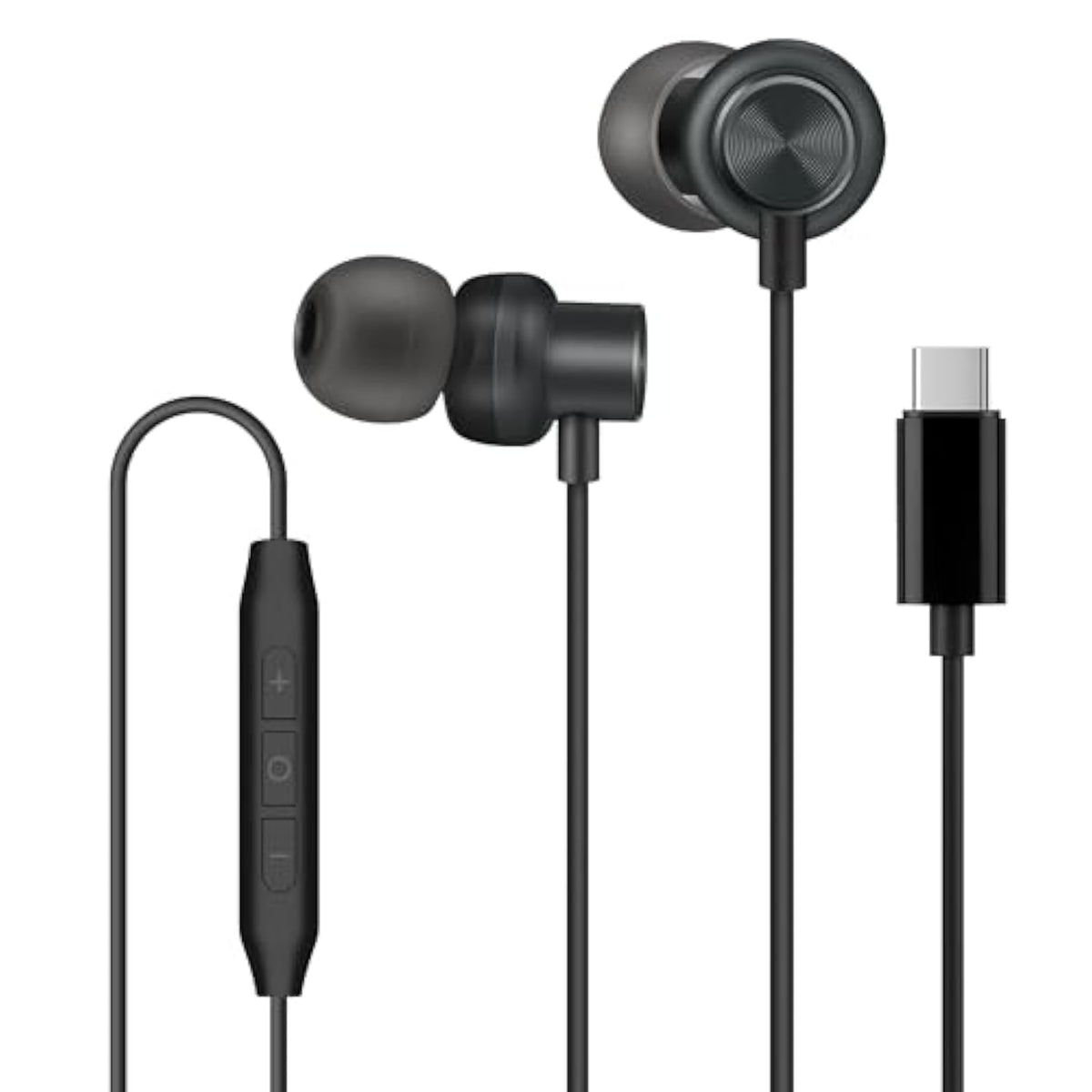 Usb Type C Headphones In Ear Earphones Earbuds With Mic And Volume Control Com