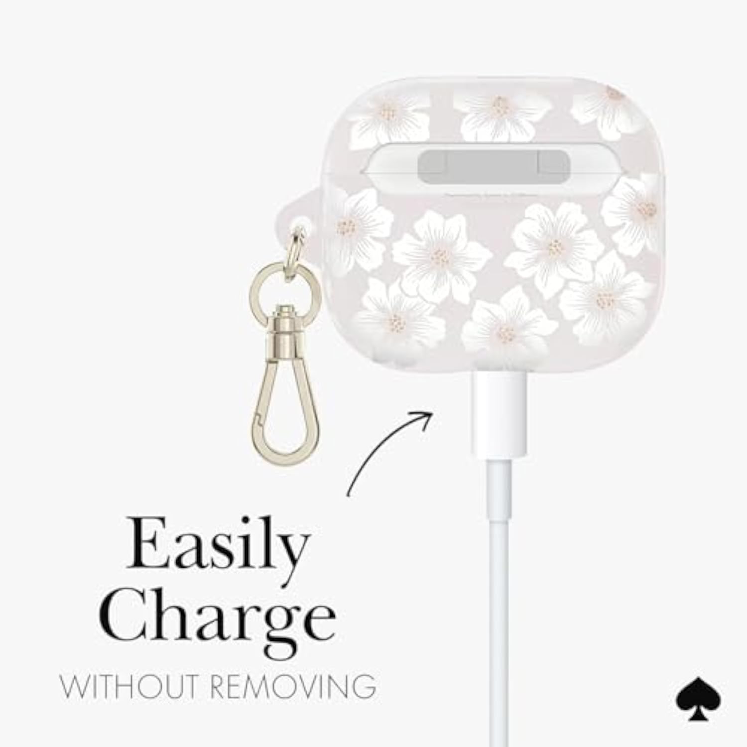 Hollyhock Cream AirPods 3 Case with Wireless Charging Support