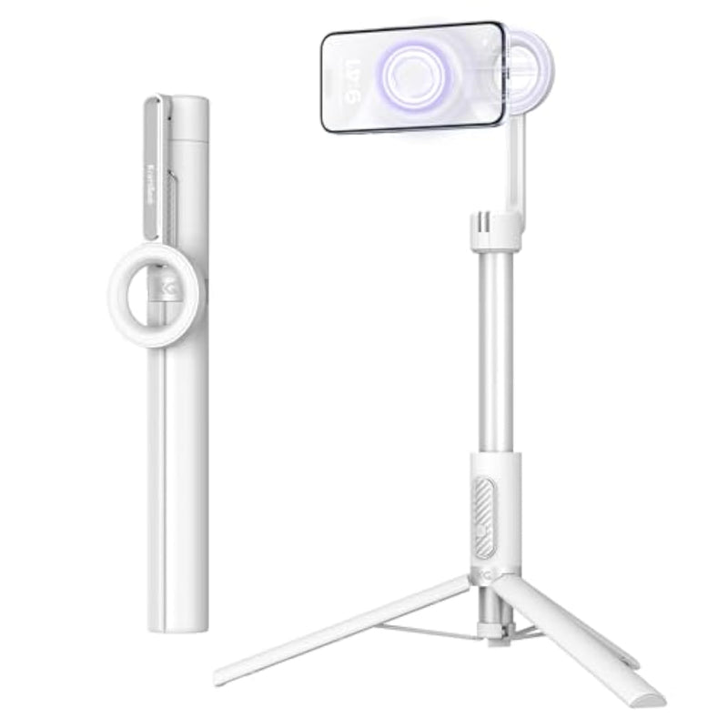 Magnetic Selfie Stick Tripod For Iphone, 64” Phone Tripod For Magsafe, Travel Phone Stand With Remote For Iphone 16 Pro Max