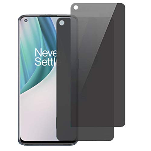 Privacy Screen Protector for OnePlus Nord N10 5G, [2PACK] Ultra Thin Anti-spy Anti-peep Screen Tempered Glass Protective Film for OnePlus Nord N10 5G