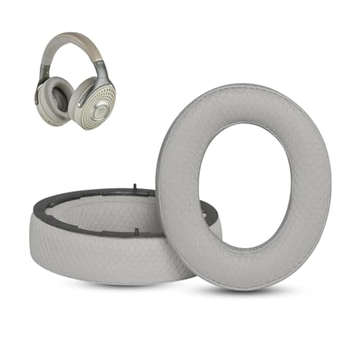 Breathable Earpads Replacement Compatible With Focal Bathys High Fidelity Bluetooth Noise Cancelling Headphone Ear Pads Cushion(Breathable Fabric/High Density Foam)