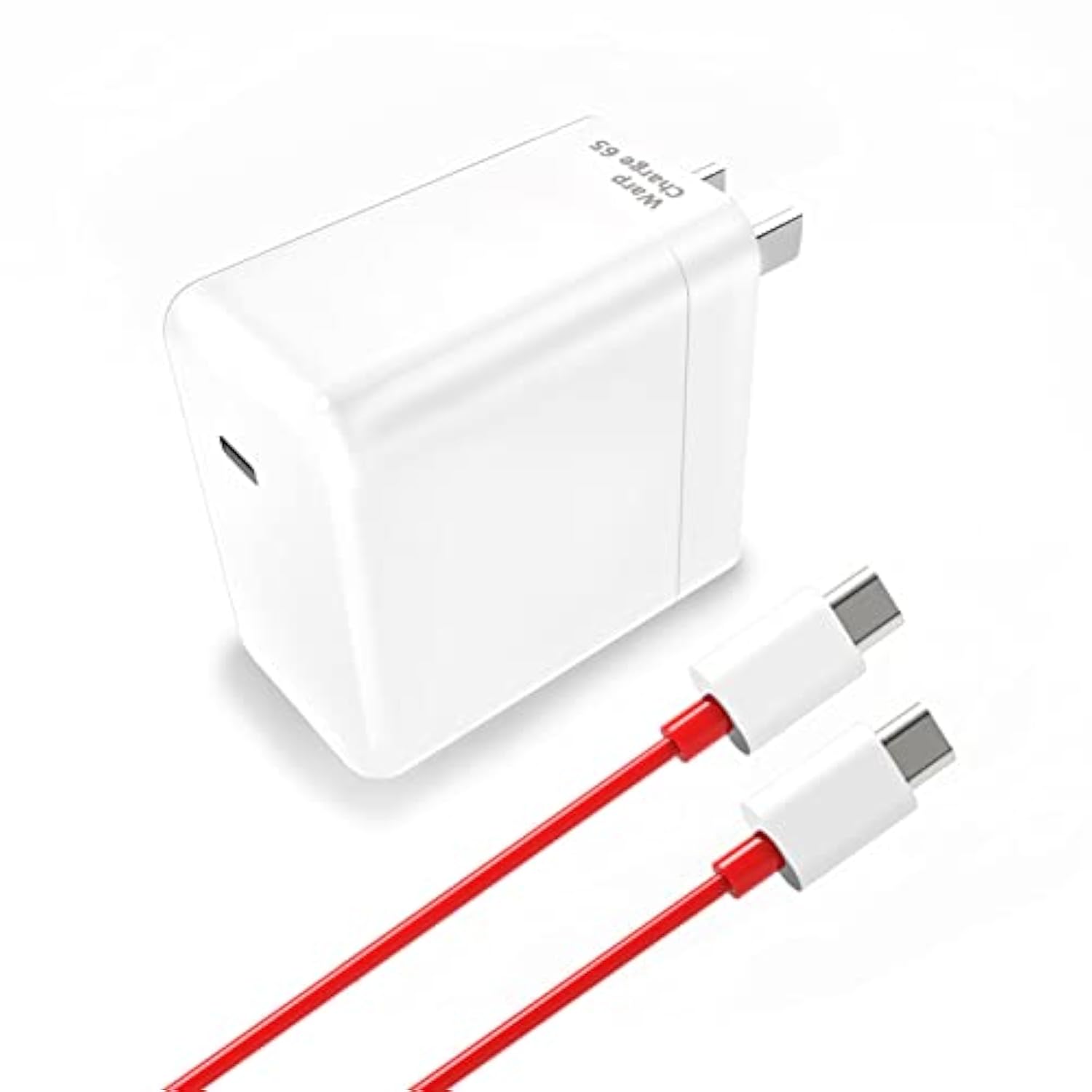 For Oneplus Warp Charger, 65W Block Replacement For Oneplusnord 2 5G/9 Pro/9Rt/9/9R/8T/Realme,10V 6.5 A Warp65 Oneplus Fast Wall Charger Adapter With 3.3 Ft Usb C Warp Cable