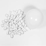 100 Pack 5" White Balloons for Parties & Events