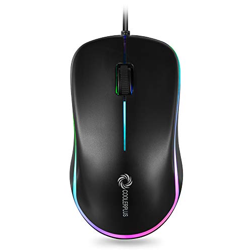 Fc112 Usb Optical Wired Computer Mouse With Easy Click For Office And Home, 1000Dpi, Premium And Portable,Compatible With Windows Pc, Laptop, Desktop, Notebook (Black)