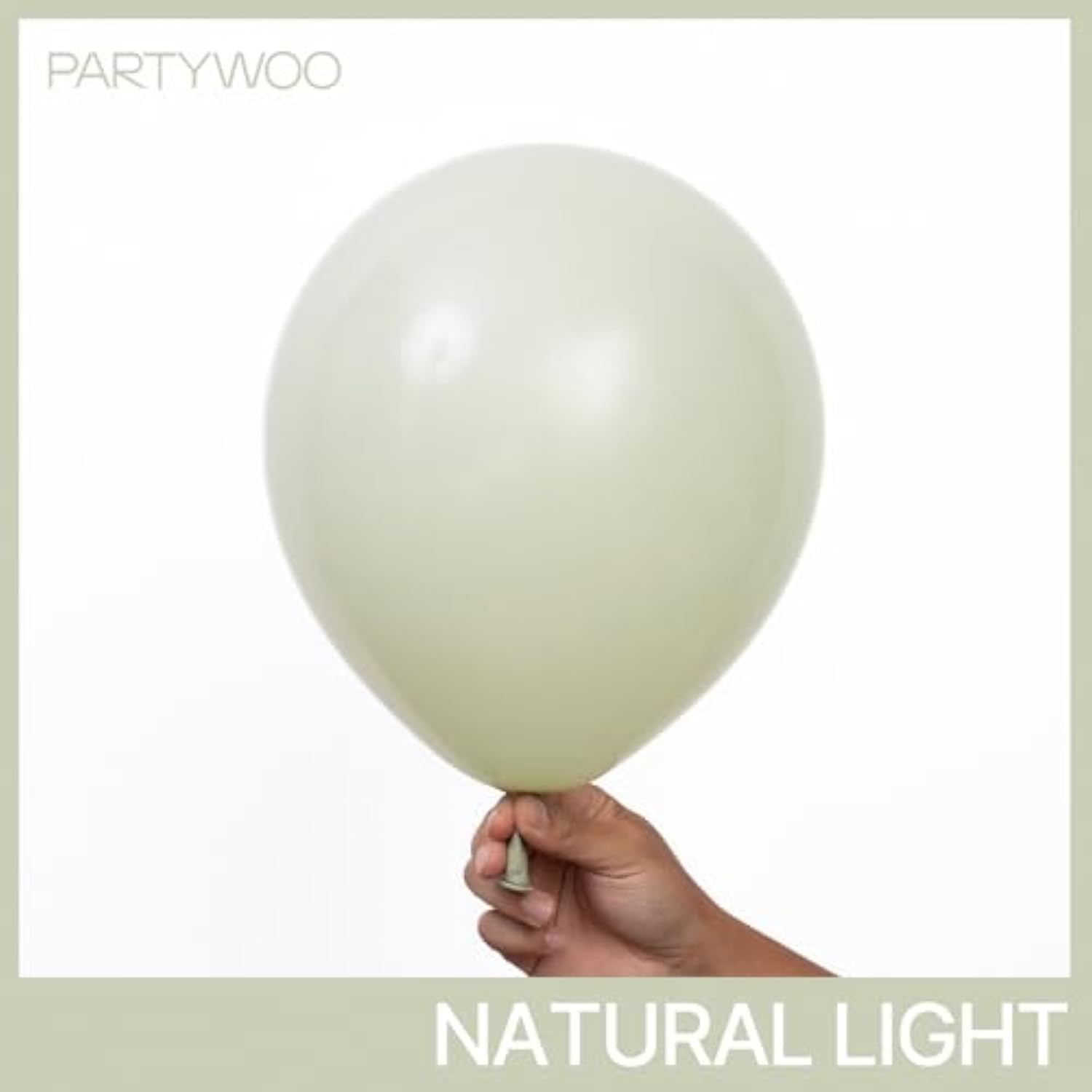 Sage Green Balloons 50Pcs 12 Inch Boho Dusty Olive Green Latex Balloons For Birthday Baby Shower Graduation Engagement Wedding Dinosaur Jungle Golf Football Theme Party Decorations Green-F32