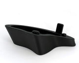 Ergonomic Base/Stand Adjustment, Base Riser Compatible With Logitech Ergo M575 (White And Black) (Black)