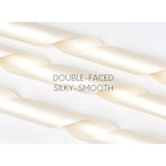 Ivory Satin Ribbon 1-1/2 Inch X 50 Yards Double-Faced Polyester Cream Ribbons For Christmas Gift Wrapping Bows Crafts Floral Bouquet Wedding Invitations