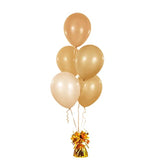 Metallic Gold Balloon Weights 12-Pack, 5.5" Party Favors