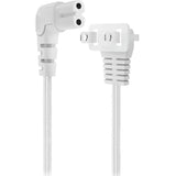 2 Prong Power Cord Nema 1-15P To Iec320 C7 Right Angle Power Cable Replacement For Xbox Series S/X, Xbox One S/X, Printers, Lg, Samsung, Tcl, Apple Tv Power Cord (10Ft)