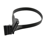 Sata Power Extension Cable 2Pcs 12.6" 15 Pin Sata Power Extension Male To Fema