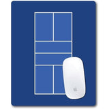Racquet Inc Pickleball Court Mouse Pad – Blue Desk Mousepad With Fabric Surface – Pickleball-Themed Office Accessory For Work Or Gaming – Compatible With Optical And Laser Mice