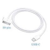 Usb-C To 30 Pin Cable, 3Ft Type-C To 30 Pin Cable Mains Charging Syncing Old P