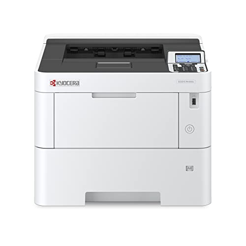 Ecosys Pa4500X Monochrome Laser Printer, 47 Ppm, 600 X 600 Dpi And Up To Fine 1200 Dpi, 600 Sheet Tray, 100 Sheet Mpt, Duplex, 5 Line Lcd W/Hard Key Panel, Gigabit Ethernet, Usb, 512 Mb
