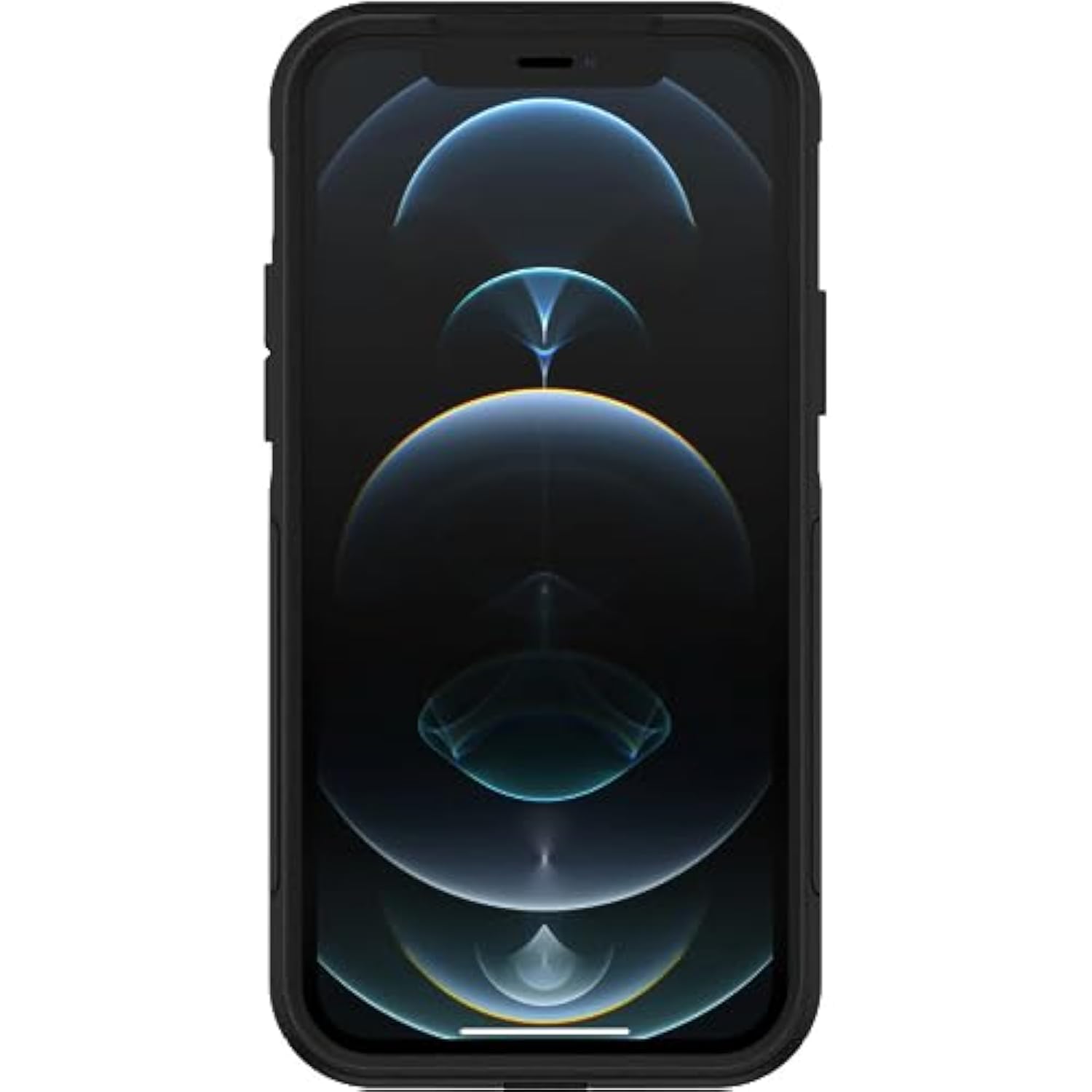 OtterBox Commuter Series Case for iPhone 12 & iPhone 12 Pro (Only) - with Zagg Glass Elite+ Clear Screen Protector - Non-Retail Packaging - Black