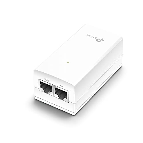 Tl-Poe4818G 48V/18W Passive Poe Injector | Gigabit Poe Adapter | Plug & Play | Up To 100 Meters (325 Feet) | Wall Mountable Design