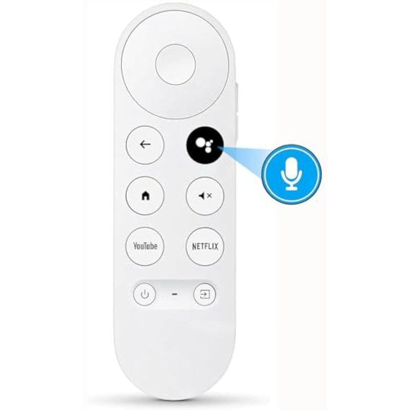 Voice Remote For Google Chromecast 4K Snow Tv, Replacement Remote Control For G9N9N, Ga01920-Us, Ga01409-Us, Ga01923-Us, Ga01919-Us