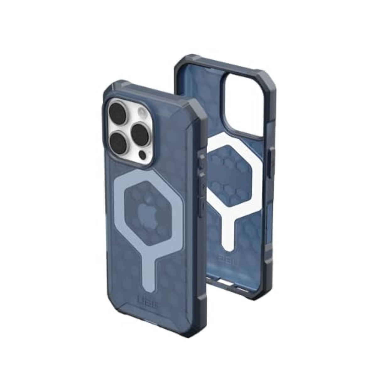 Uag Designed For Iphone 16 Pro Case 6.3" Essential Armor - Compatible With Magsafe Charging Rugged Slim Sleek Shockproof Anti-Slip Military Grade Protective Cover, Cloud Blue