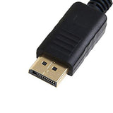 DisplayPort to HDMI Adapter,Gold-Plated DisplayPort Male to HDMI Female Display Monitor Converter Cable Adapter for Computer, Desktop, Laptop,
