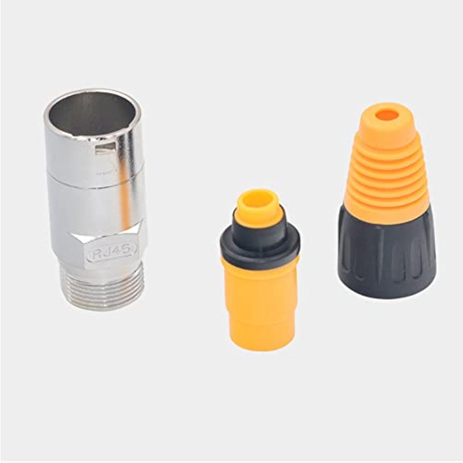 10Pcs Rj45 Waterproof Panel Connector,Cat5E Ethernet Feed-Through Female Socke