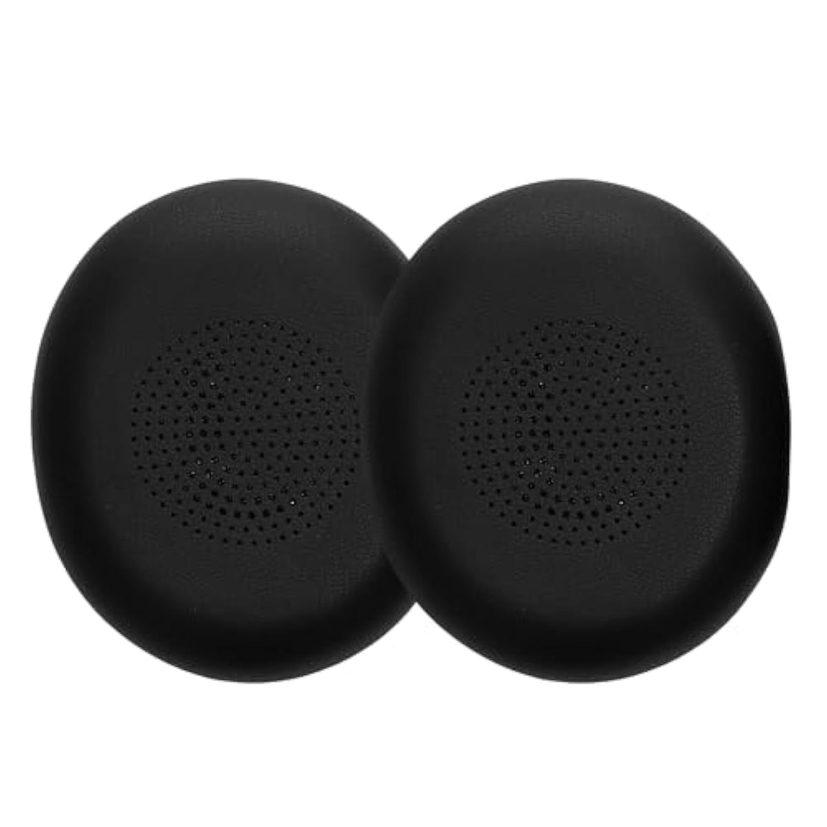 kwmobile Ear Pads Compatible with Jabra Evolve 2 65 / Evolve 65 SE Earpads - 2X Replacement for Headphones - Black