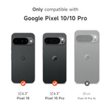 Dark Purple Google Pixel 10 Pro Case with Rotatable Hand Strap and Invisible Kickstand