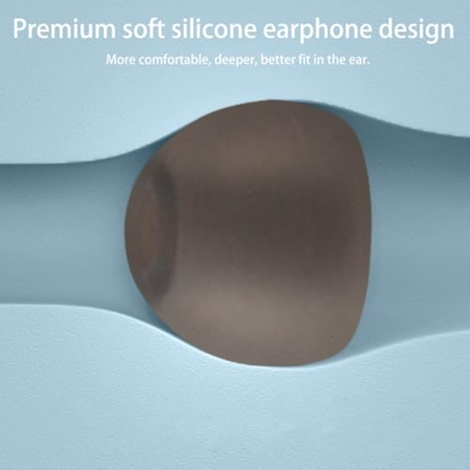 [3Pairs] Ear Tips For Sony Wf-C700N, Silicone Replacement Earbuds,S/M/L 3 Size,Earbuds Tips,Replacement Earbuds For Sony Wf-C700N(Grey)