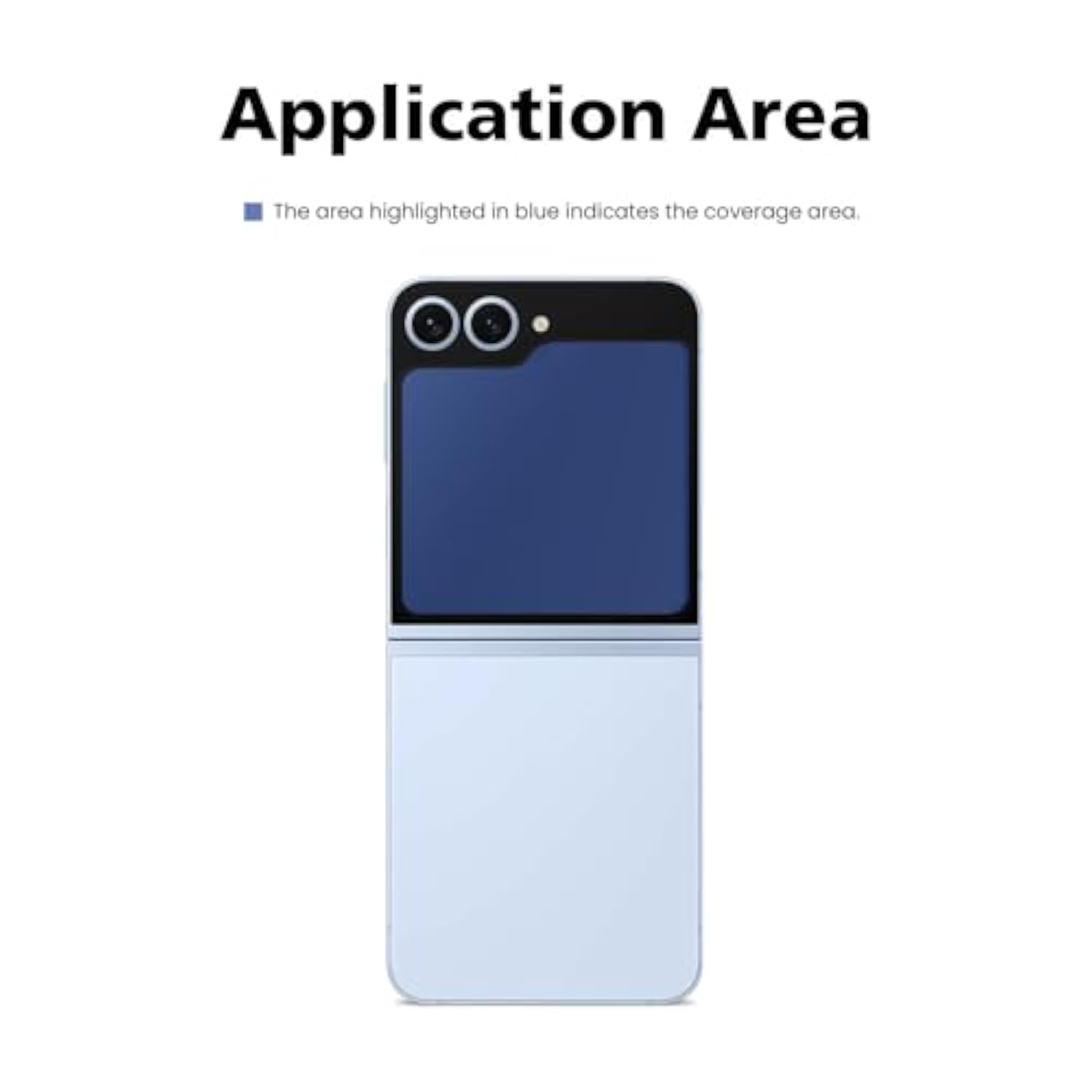 2 Pack Front Privacy Screen Protector Compatible With Samsung Galaxy Z Flip 7 Fe [25° Anti Spy] Epu+Pet Film, Self-Healing, Easy Installation, Case Friendly, 3H Hardness