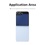 2 Pack Front Privacy Screen Protector Compatible With Samsung Galaxy Z Flip 7 Fe [25° Anti Spy] Epu+Pet Film, Self-Healing, Easy Installation, Case Friendly, 3H Hardness