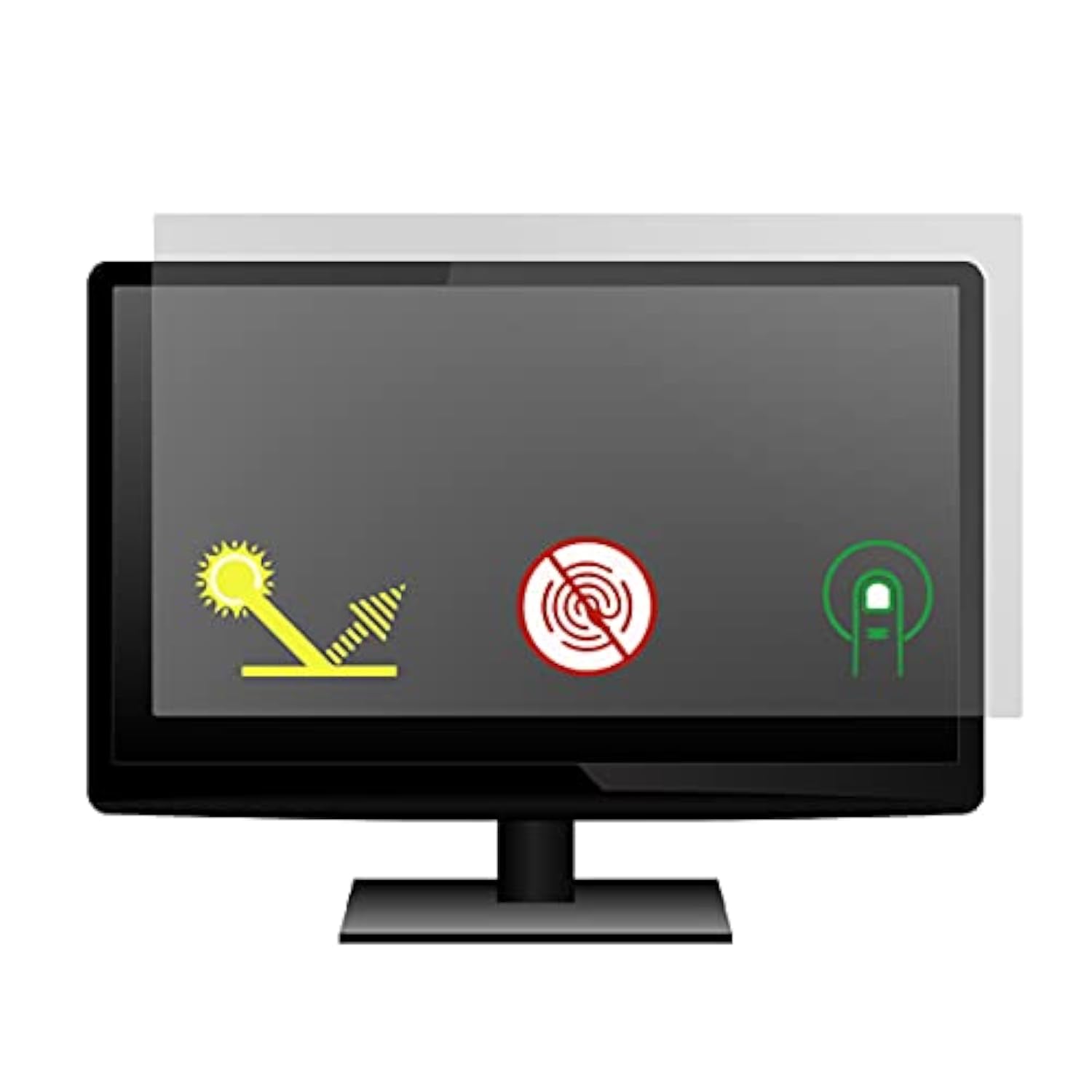 Anti-Glare and Anti Finger Print Screen Protector for Widescreen Desktop Monitor