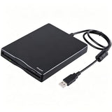 Floppy Drive 3.5 External Usb Floppy Diskette Drive For Laptops Desktops Notebooks (Black)