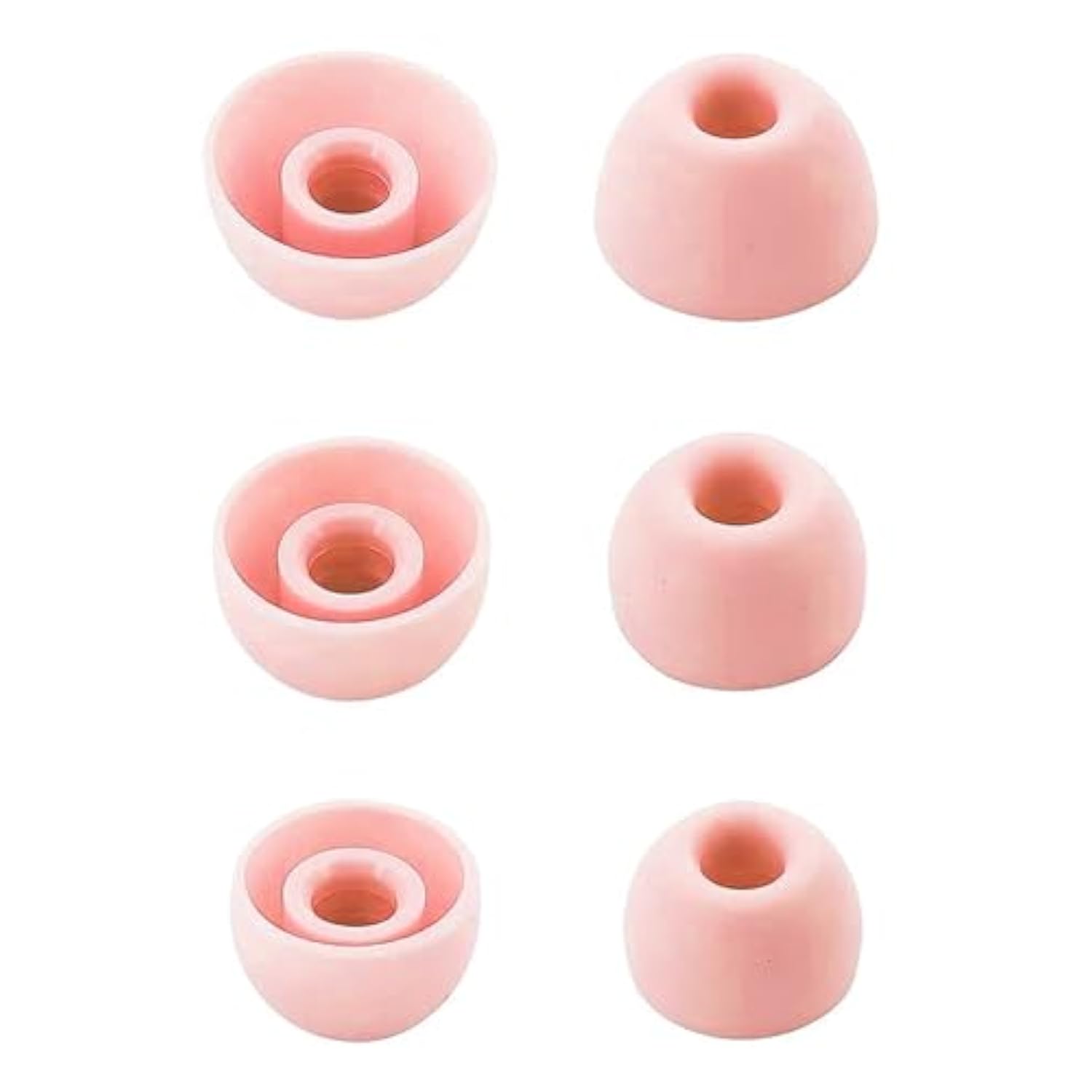 Eartips Compatible With Beats Studio Buds +, Studio Buds, Fit Pro Earbuds; 6 Pairs Cosmic Pink Soft Silicone Earbud Tips