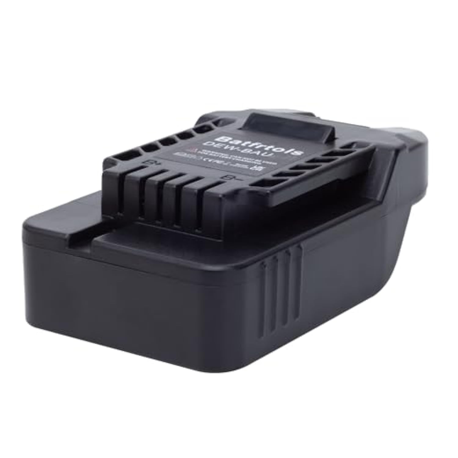 Adapter For Bauer 20V Max Cordless Tools, Compatible With De Walt 20V Max Batteries & Hercules 20V Max Battery, Adapter Only, Black, 1 Pack