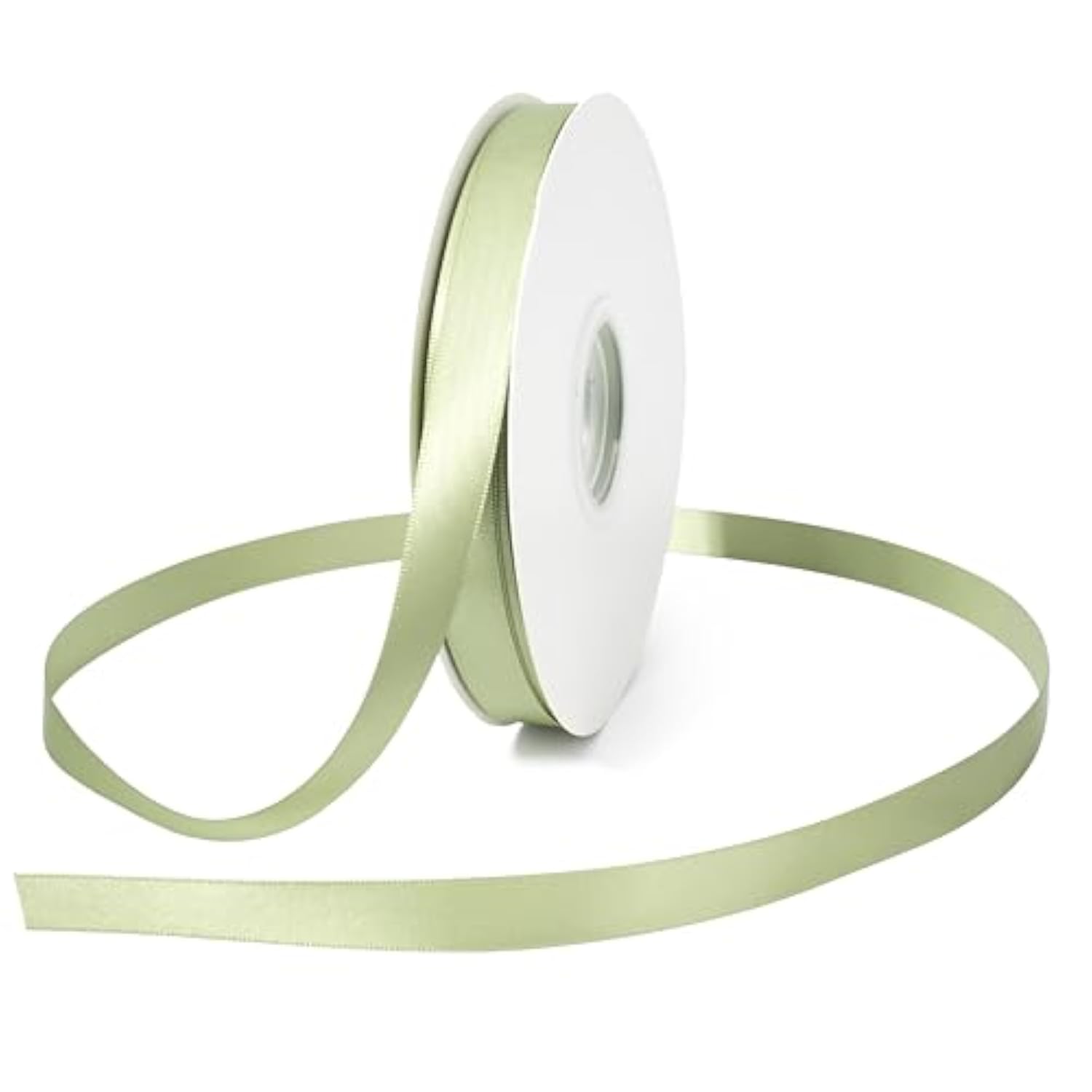 Sage Ribbon 1/2 Inch Sage Green Satin Ribbon Green Silk Ribbon For Wed