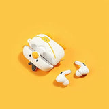 Cute Duck Case For Airpod Pro/Pro 2 Gen Cases 2023/2022/2019, Funny 3D Cartoon Kawaii Cool Cover With Cleaning Kit & Keychain For Apple Air Pod Pro 2Nd/1St Generation For Boys Girls Kids Teen, Duck