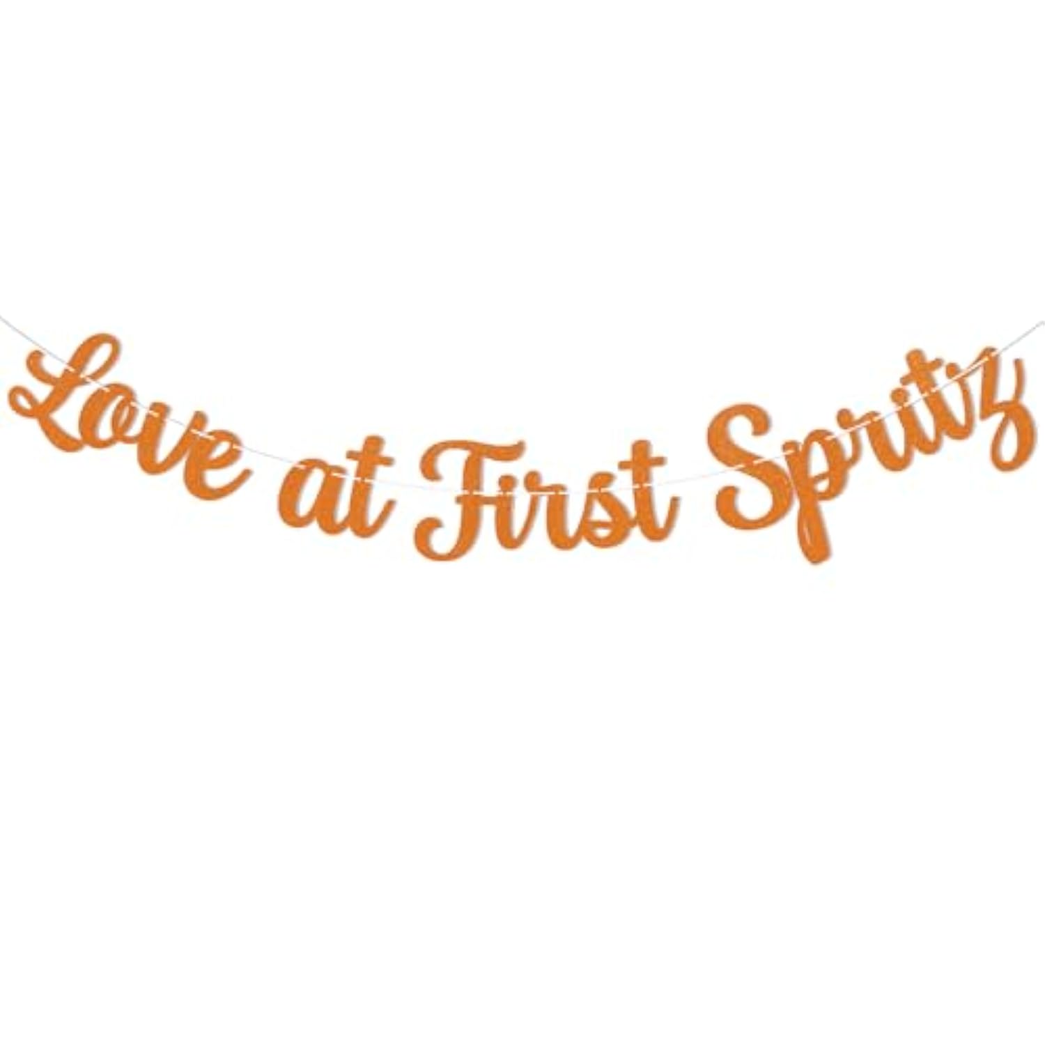 Love At First Spritz Banner, Aperol Spritz Bridal Shower Party Decorations, Love At First Spritz Decorations, Orange Girls Bridal Brunch Couple Shower Bachelorette Party Decor