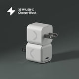 Core 35W Usb-C Charger, Gan Pps, 3-Port Usb-C/Usb-A Charger, Compatible With Iphone 16/15/14/13/12/11, Galaxy S24 Ultra/S23