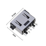 2Pcs Dc Power Jack Charging Port Replacement Compatible With Lenovo Legion Y530 Y530P Y540-15Irh Y540P Y545 Y7000 Accessories Metal