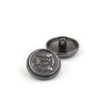 14 Pieces Antique Metal Blazer Buttons Set For Suits, Sport Coat, Unif