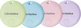 Tracker 4 Pack Bluetooth Item Finder For Iphone Mfi Certified Smart Tracker Compatible With Apple Find My, Replaceable Battery, Ip67 Waterproof Key Finder For Keys, Wallet, Luggage