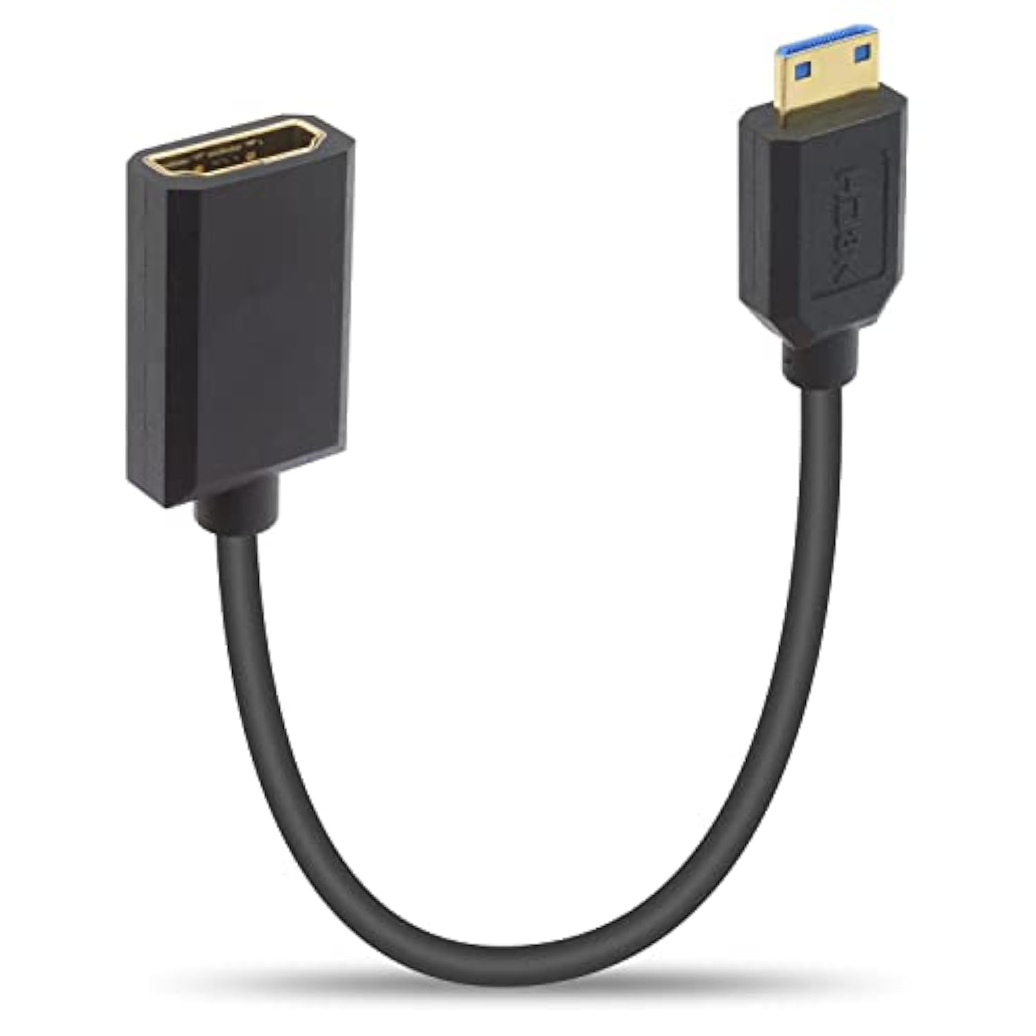 8K Mini Hdmi To Hdmi Cable 1Ft, Hdmi To Mini Hdmi Cable 48Gbps, Ultra-Thin Min