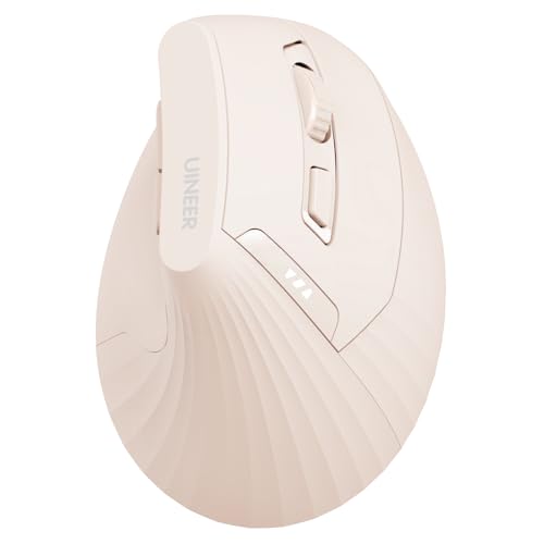 Ergonomic Wireless Mouse Pink,Bluetooth Vertical Mouse With Bt5.0/4.0/2.4G, Rechargeable With Battery Indicator,Ergonomic Design For Comfort And Reduced Wrist Strain For Home,Office Use Pink