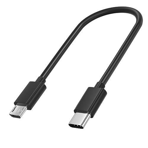 USB C to Micro USB Cable,Type C to Micro USB Charger Compatible with  Galaxy S4/S7 for MacBook Pro Air,Fire Tablets,TV Stick,Short USBC