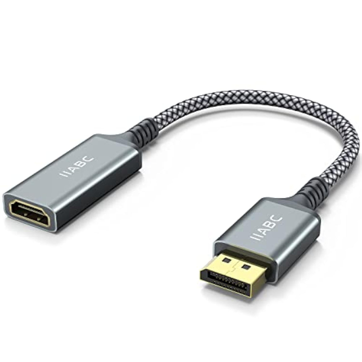 4K Displayport To Hdmi Adapter Cable, Gold-Plated Uni-Directional Display Port