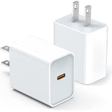 2-Pack Usb C Charger Block For Iphone Charger Block, 20W Durable C-Port Pd3.0 Power Adapter, Power Adapter Cube For Iphone 16/16 Pro/16 Pro Max/16 Plus/15/14/1 3, Xs/Xr/X, Samsung More