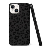 Compatible With Iphone 15/14 6.1 Inch Protective Case Black Leopard Case Slim Soft Tpu Silicone Shockproof Bumper Cover Compatible Iphone For 15/14 6.1