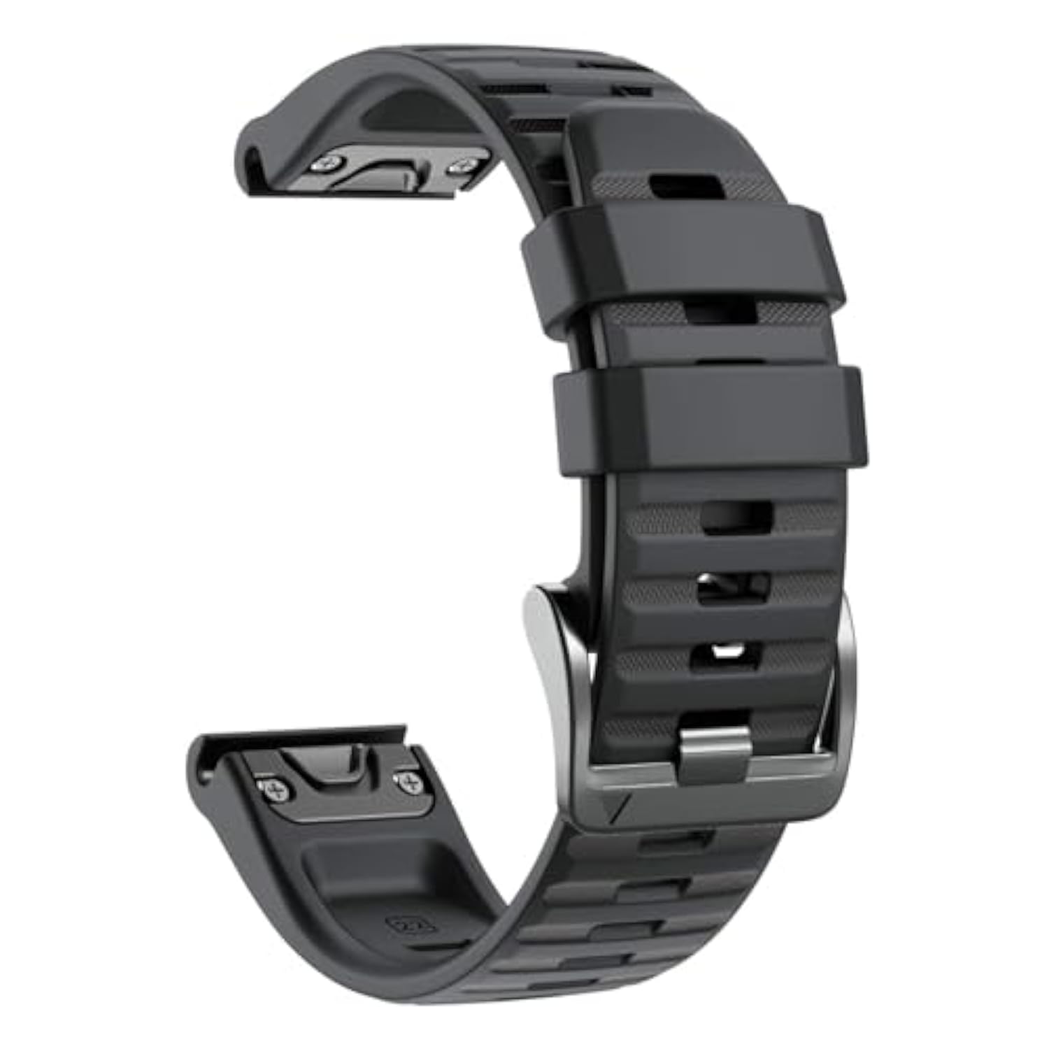 Compatible With Fenix 6/Fenix 7 Bands 22Mm Quickfit Silicone Watch Band Replacement For Fenix 8 47Mm/7 Pro/6 Pro/5/5 Plus/Approach S60/S62/Quatix 6 (Black)