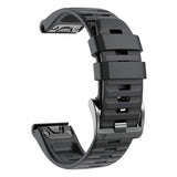 Compatible With Fenix 6/Fenix 7 Bands 22Mm Quickfit Silicone Watch Band Replacement For Fenix 8 47Mm/7 Pro/6 Pro/5/5 Plus/Approach S60/S62/Quatix 6 (Black)