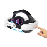 Head Strap For Oculus Meta Quest 3S Quest 3, Fashion Adjustable Comfort Enhanced Support Vr Headset Accessories Strap No Battery Reduce Facial Stress And Gaming Immersion