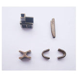 Bronze #3 Metal Zipper Head Box Zipper Sliders Retainer Insertion Pin