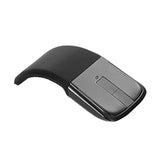 Foldable Arc Cordless Mouse, Silent Travel Mouse Rechargeable With Touch Control, Usb Optical Computer For Pc Laptop, Plug And Play